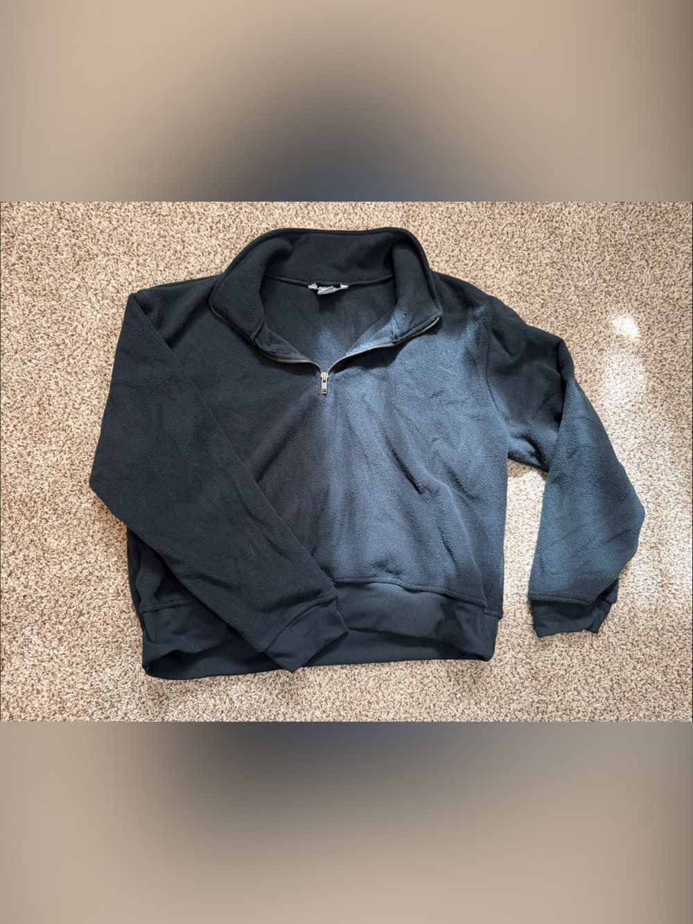 Natural Reflections Black Women's Half-Zip Fleece Pullover